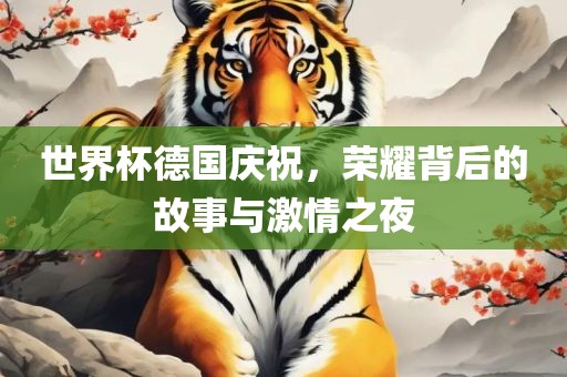 世界杯德国庆祝，荣耀背后的故事与激情之夜眉山市正发家政服务有限公司