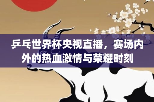 乒乓世界杯央视直播，赛场内外的热血激情与荣耀时刻眉山市正发家政服务有限公司