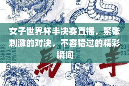 女子世界杯半决赛直播，紧张刺激的对决，不容错过的精彩瞬间