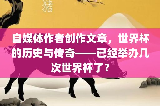 自媒体作者创作文章，世界杯的历史与传奇——已经举办几次世界杯了？眉山市正发家政服务有限公司