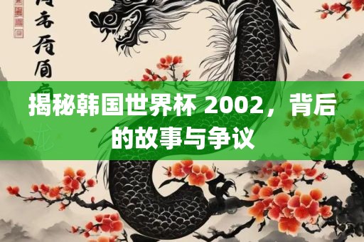 揭秘韩国世界杯 2002，背后的故事与争议