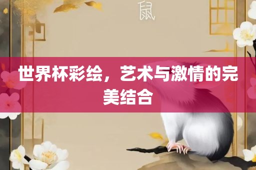 世界杯彩绘，艺术与激情的完美结合