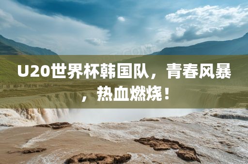 U20世界杯韩国队，青春风暴，热血燃烧！