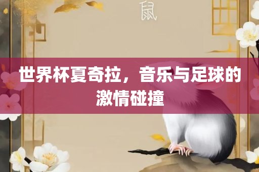 世界杯夏奇拉，音乐与足球的激情碰撞