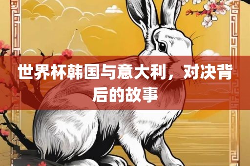 世界杯韩国与意大利，对决背后的故事