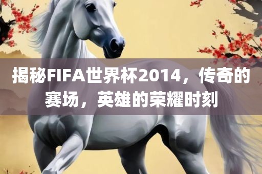 揭秘FIFA世界杯2014，传奇的赛场，英雄的荣耀时眉山市正发家政服务有限公司刻