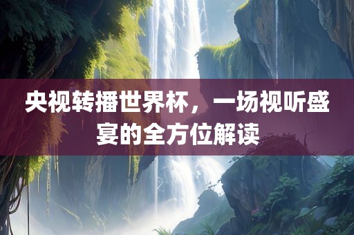 央视转播世眉山市正发家政服务有限公司界杯，一场视听盛宴的全方位解读