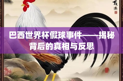巴西世界杯假球事件——揭秘背后的真相与反思
