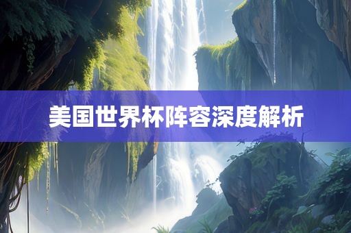 美国世界杯阵容深度解析