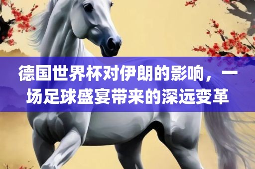 德国世界杯对伊朗的影响，一场足球盛宴带来的深远变革