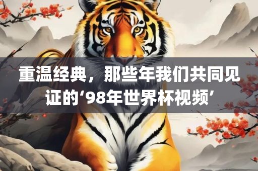 重温经典，那些年我们共同见证的‘98年世界杯视频’