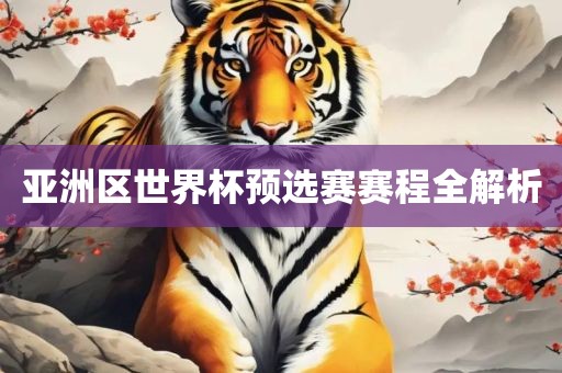 亚洲区世界杯预选赛赛程全解析