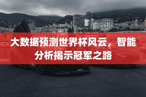 大数据预测世界杯风云，智能分析揭示冠军之路