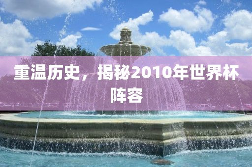 重温历史，揭秘2010年世界杯阵容