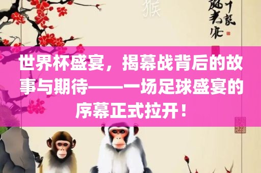 世界杯盛宴，揭幕战背后的故事与期待——一场足球盛宴的序幕正式拉开！