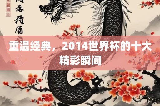 重温经典，2014世界杯的十大精彩瞬间