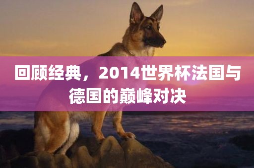 回顾经典，2014世界杯法国与德国的巅峰对决