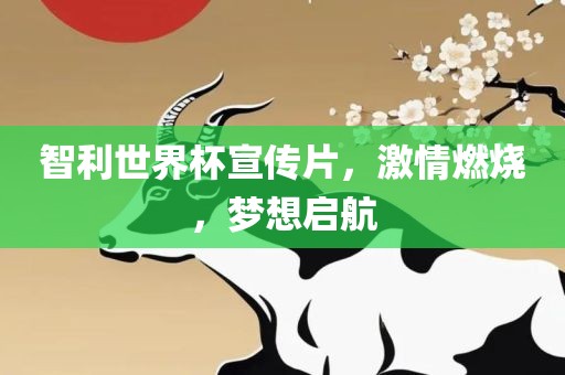 智利世界杯宣传片，激情燃烧，梦想启航