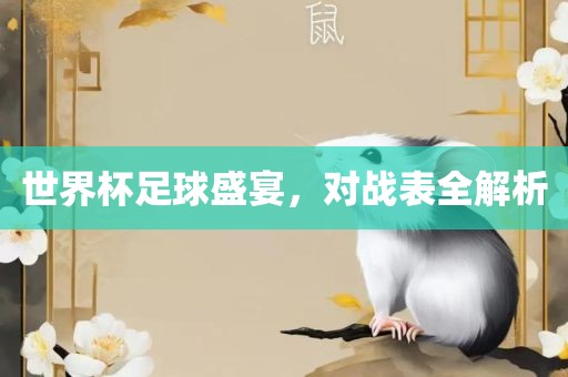 世界杯足球盛宴，对战表全解析眉山市正发家政服务有限公司