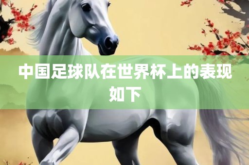 中国足球队在世界杯上的表现如下眉山市正发家政服务有限公司