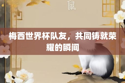 梅西世界杯队友，共同铸就荣耀的瞬间