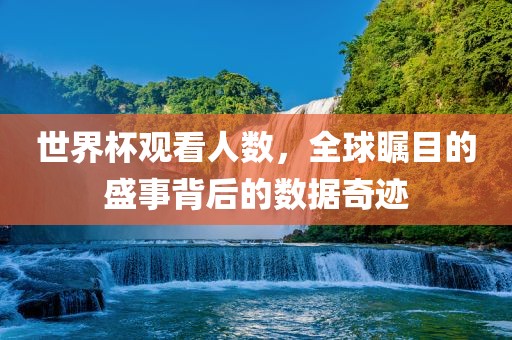 世界杯观看人数，全球瞩目的盛事背后的数据奇迹