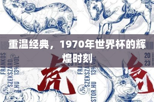 重温经典，1970年世界杯的辉煌时刻眉山市正发家政服务有限公司