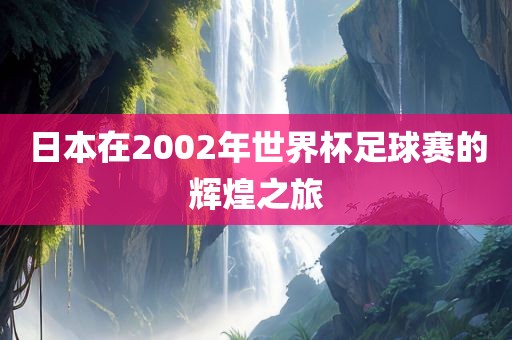 日本在2002年世界杯足球赛的辉煌之旅眉山市正发家政服务有限公司