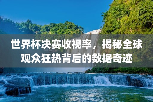 世界杯决赛收视率，揭秘全球观众狂热背后的数据奇迹眉山市正发家政服务有限公司