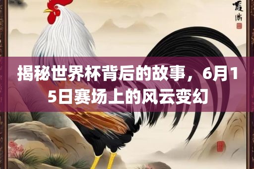 揭秘世界杯背后的故事，6月15日赛场眉山市正发家政服务有限公司上的风云变幻