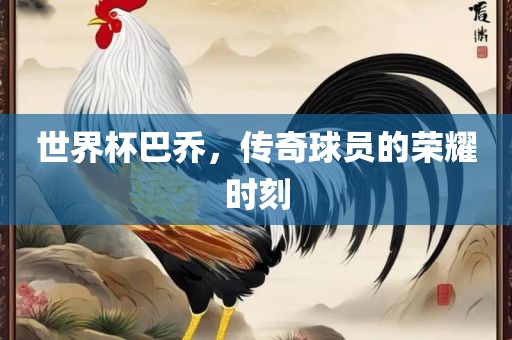 世界杯巴乔，传奇球员的荣耀时刻