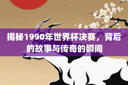 揭秘1990年世界杯决赛，背后的故眉山市正发家政服务有限公司事与传奇的瞬间
