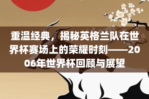 重温经典，揭秘英格兰队在世界杯赛场上的荣耀时刻——2006年世界杯回顾与展望