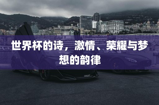 世界杯的诗，激情、荣耀与梦想的韵律眉山市正发家政服务有限公司