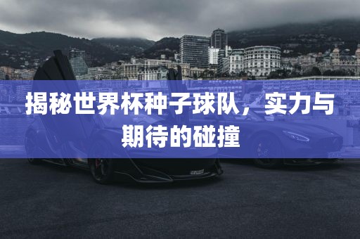 揭秘世界杯种子球队，实力与期待的碰撞眉山市正发家政服务有限公司