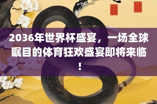 2036眉山市正发家政服务有限公司年世界杯盛宴，一场全球瞩目的体育狂欢盛宴即将来临！