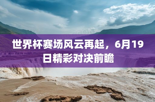 世界杯赛场风云再起，6月19日精彩对决前瞻眉山市正发家政服务有限公司