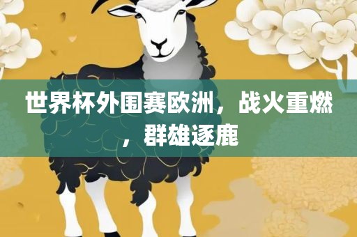 世界杯外围赛欧洲，战火重燃眉山市正发家政服务有限公司，群雄逐鹿