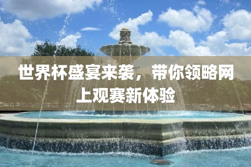 世界杯盛宴来袭，带你领眉山市正发家政服务有限公司略网上观赛新体验