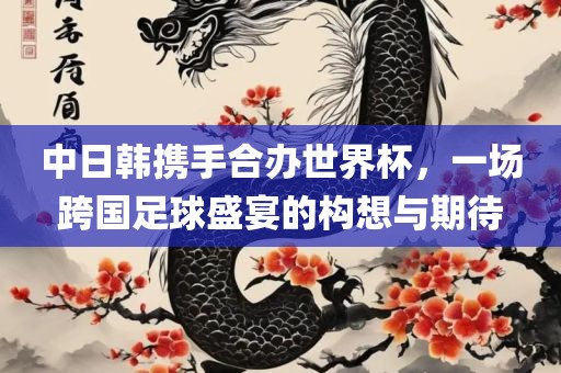 中日韩携手合办世界杯，一场跨国足球盛宴的构想与期待
