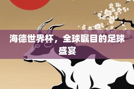 海德世界杯，全球瞩目的足球盛宴眉山市正发家政服务有限公司