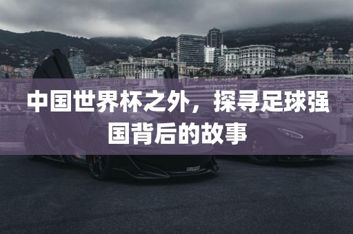 中国世界杯之外，探寻足球强国背后的故事