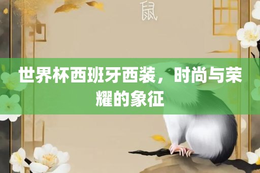 世界杯西班牙西装，时尚与荣耀的象征眉山市正发家政服务有限公司