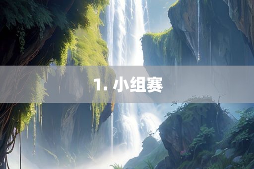 1. 小组赛