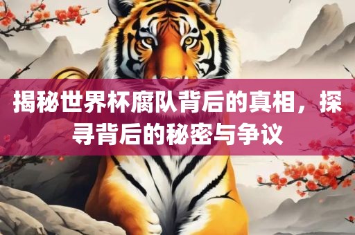 揭秘世界杯腐队背后的真相，探寻背后的秘密与争议眉山市正发家政服务有限公司